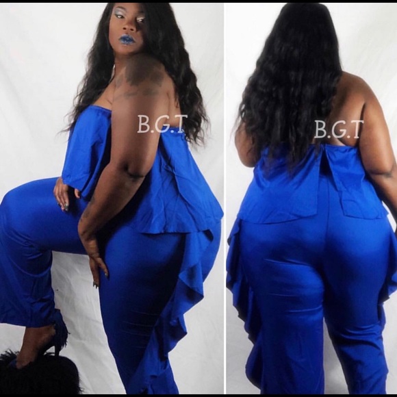 Blue jumpsuit - Picture 1 of 1